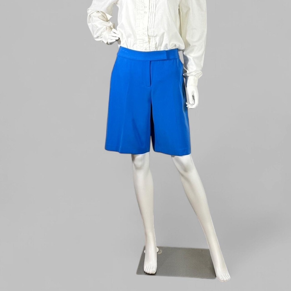 NWOT Kobi Halperin Cobalt Blue Wide Leg Culotte Shorts - Picture 4 of 7